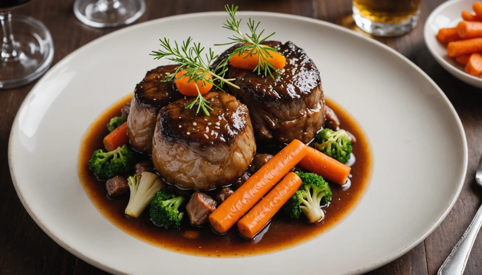 joues de porc à la bière et carottes
