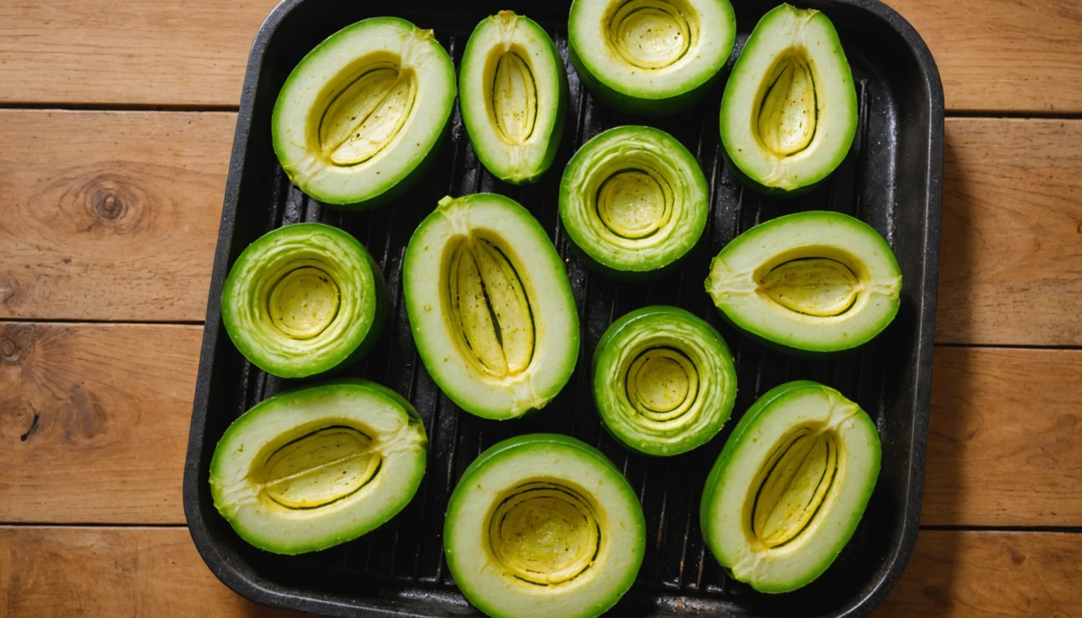 courgette plancha huile d'olive