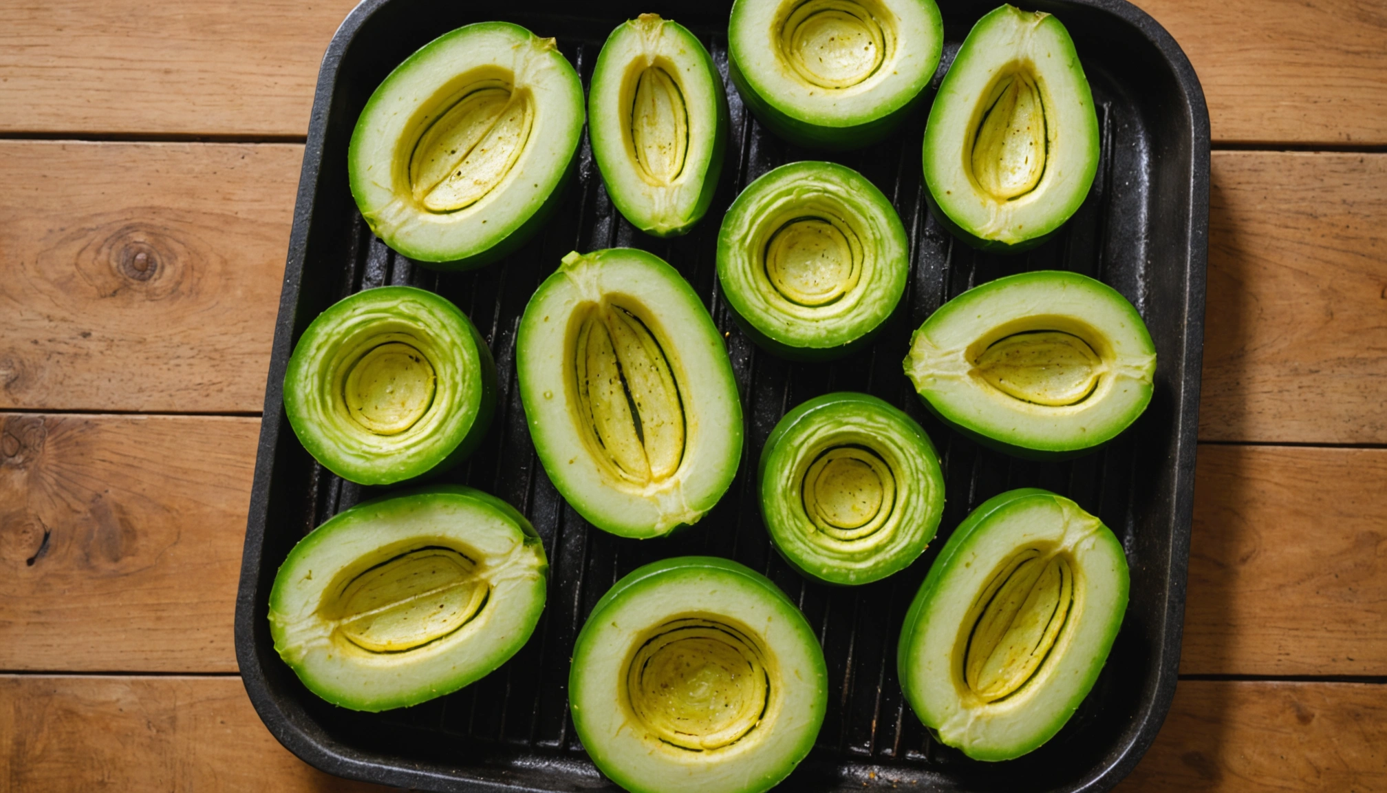 Recette express de courgette plancha huile d'olive savoureuse